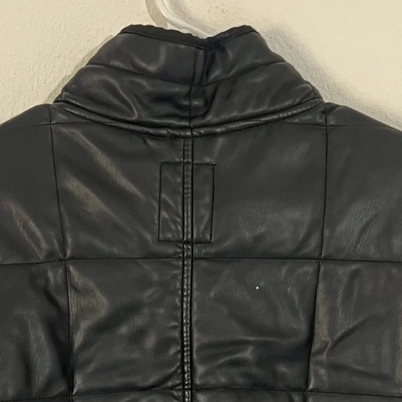 Free People Dolman Vegan Leather Quilted Jacket - Picture 13 of 13